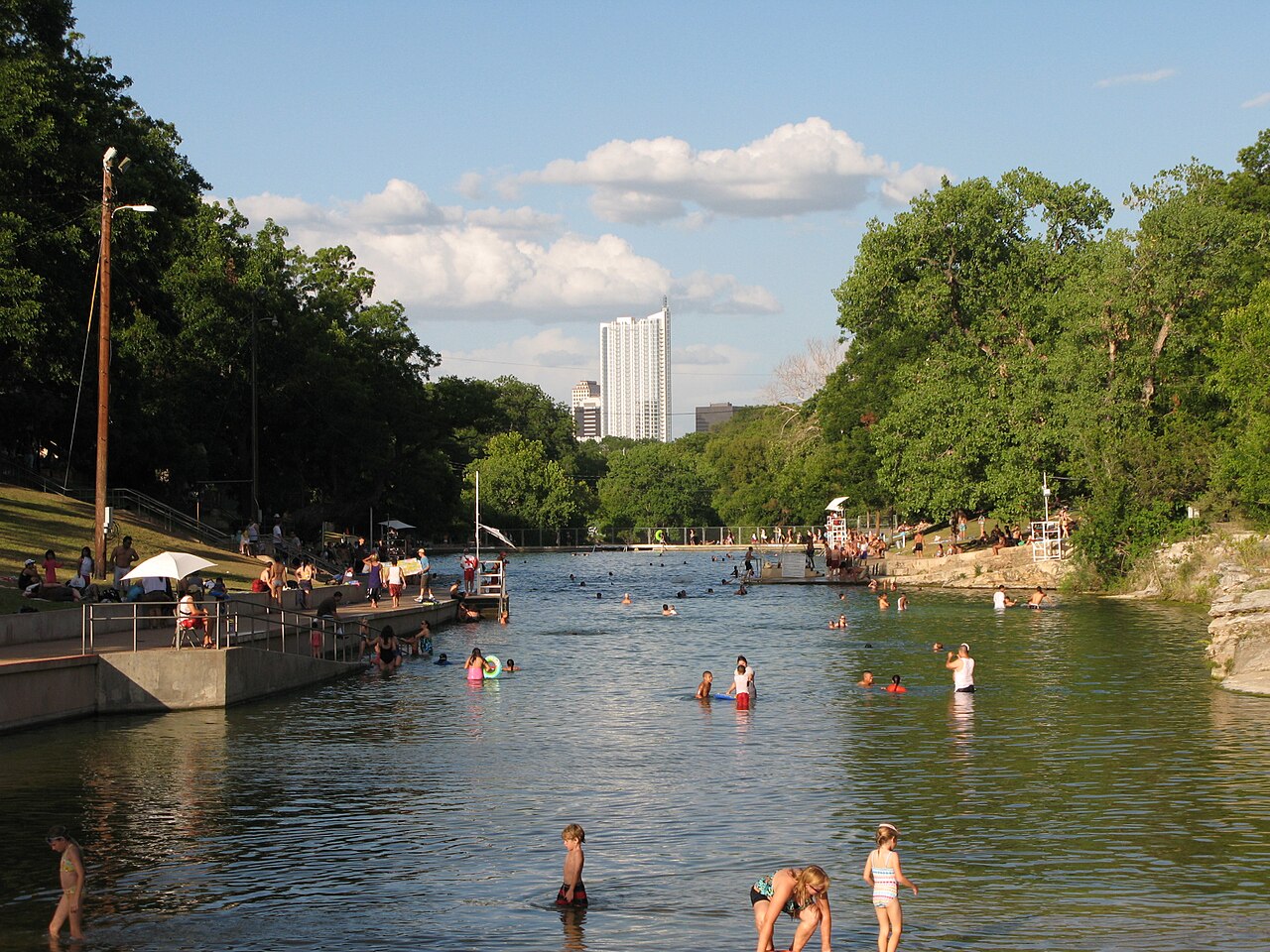Barton Springs Pool near Barton Hills, Austin